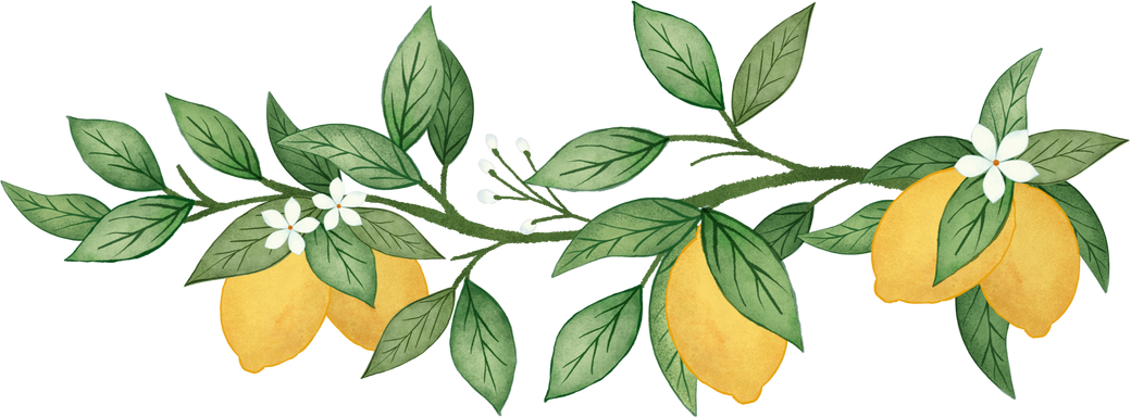 Lemon branch horizontal
