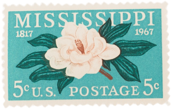 Cut Out Photo of a Postage Stamp